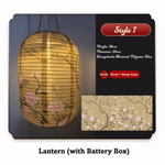 lanternes chinoises traditionnelles fleurs calligraphie rouge noir anniversaire nouvel an