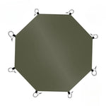 tapis sol imperméable tente camping uni vert olive moderne plage sable