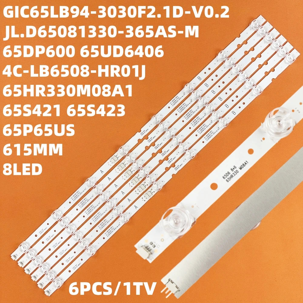 bandes rétroéclairage led blanc modernes clips téléviseur 110 240v 8led aluminium 65pouces