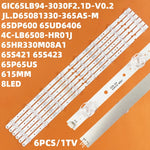 bandes rétroéclairage led blanc modernes clips téléviseur 110 240v 8led aluminium 65pouces