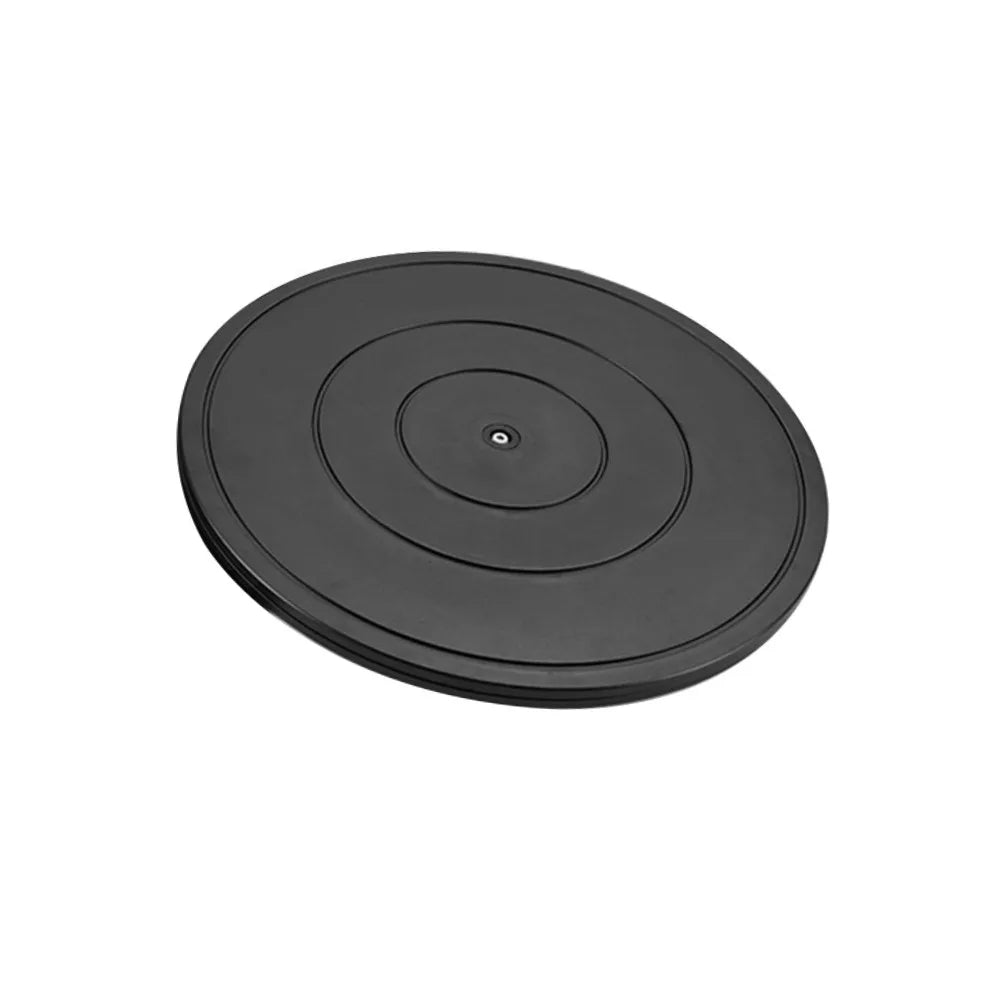 support rond moderne noir texture géométrique adhésif opacité plateau tournant 360 degrés diamètre 20