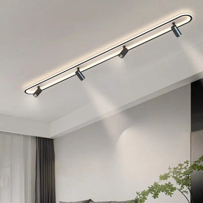 applique murale moderne led noir blanc fixée télécommande