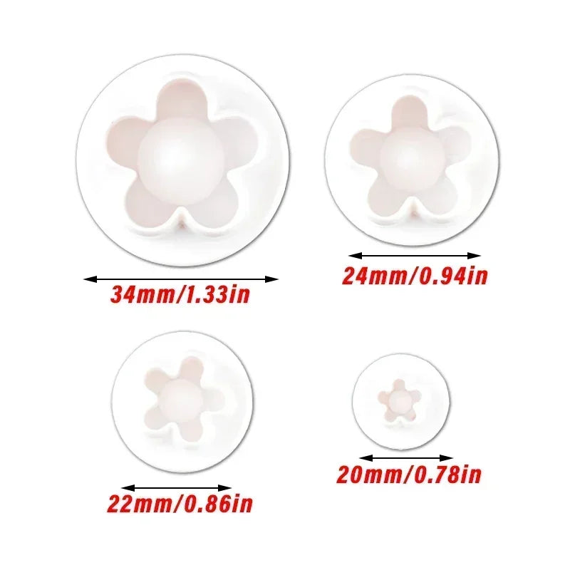 décoration pâtisserie fleurs motifs pétales lisses mignon lilas rose orange jaune blancOpaque