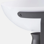 lampe table moderne blanc mat unique éclairage salon chambre 15w led toucher