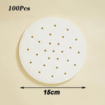 papier vapeur réutilisable blanc points dorés moderne non adhésif four cuisine 100 pièces respectueux