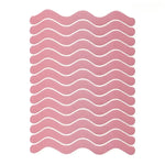 tapis bain antidérapant moderne adhésif blanc rayures horizontales respectueux environnement salle bain
