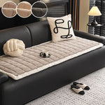 coussin canapé beige gris moderne adhésif tapis chaussons salon contemporain