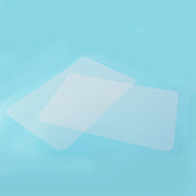 placemat transparent moderne set pièces blanc marron lisse minimaliste