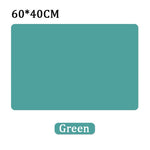 tapis table silicone opaque moderne 60x40cm 40x30cm vert jaune gris bleu