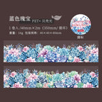 ruban washi multicolore fleurs cactus moderne journal scrapbooking projet diy planner cartes adhésif