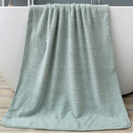 serviette bain absorption rapide séchage velours microfibre motif géométrique couleurs multiples moderne