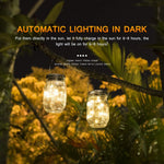 lanterne led solaire transparente jaune guirlande lumineuse fairy lights balcon jardin mariage rustic