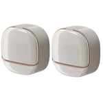 distributeur savon moderne adhésif blanc or rond brillant grille tailles différents savons
