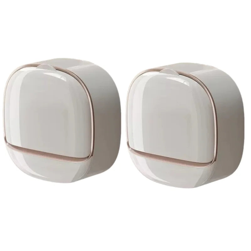 distributeur savon moderne adhésif blanc or rond brillant grille tailles différents savons