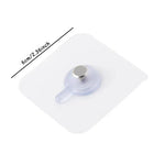 porte serviettes transparents adhésifs modernes sans perçage instructions inclusées 10pcs