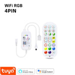 ruban led intelligent blanc moderne controle adhésif app mobile alexa google assistant