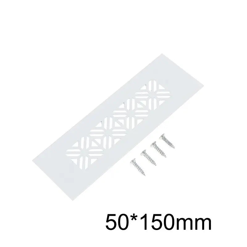 grille ventilation meuble motif géométrique moderne adhésif marron noir blanc