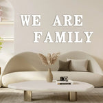 lettres decoratives bois blanc simples classiques decoration murale