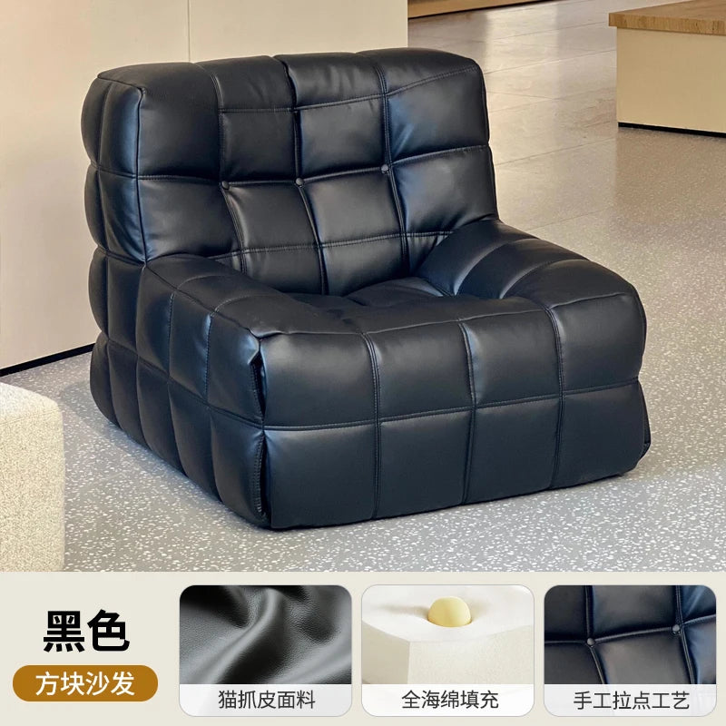 chaise salon moderne bois velours côtelé orange confortable maisonDecorationMinimaliste