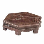 support plante bois traditionnel vase bleu blanc ombre chinoise classiqueDecorationJardinFleursPotSorți seulement titre selon votre