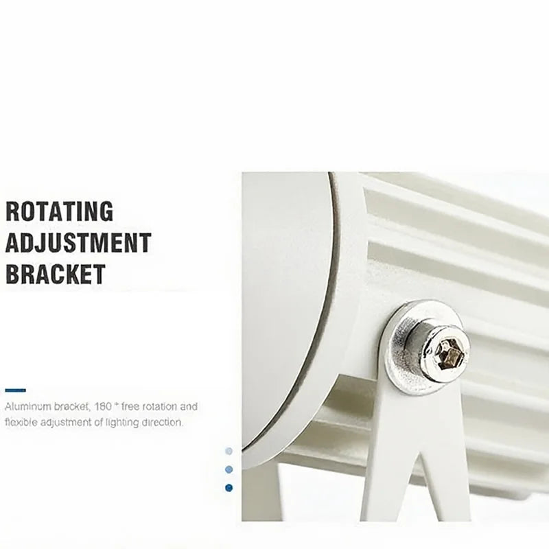 projecteur led moderne 9w blanc opacité extérieur intérieur vde ul rohs