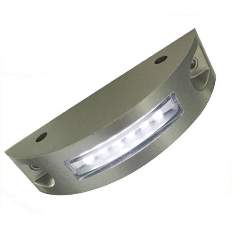 lampe solaire gris métallisé moderne led plaque solaire rechargeableextérieur sécurité