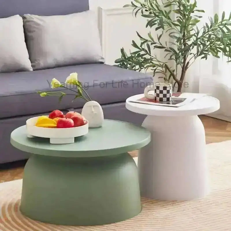 Table d'appoint moderne blanche table chevet simple salle séjour éléments
