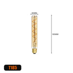 ampoules led spirale dorée vintage écolaire e27 220v 50000h 250 lumens doré translucent