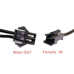 câbles électrique répartiteur 12v splitter clips boitier controle accessoire éclairage néon moderne