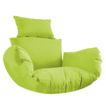 fauteuil suspendu moderne coussins orange vert jaune rouge beige polyester coton respirant fixations