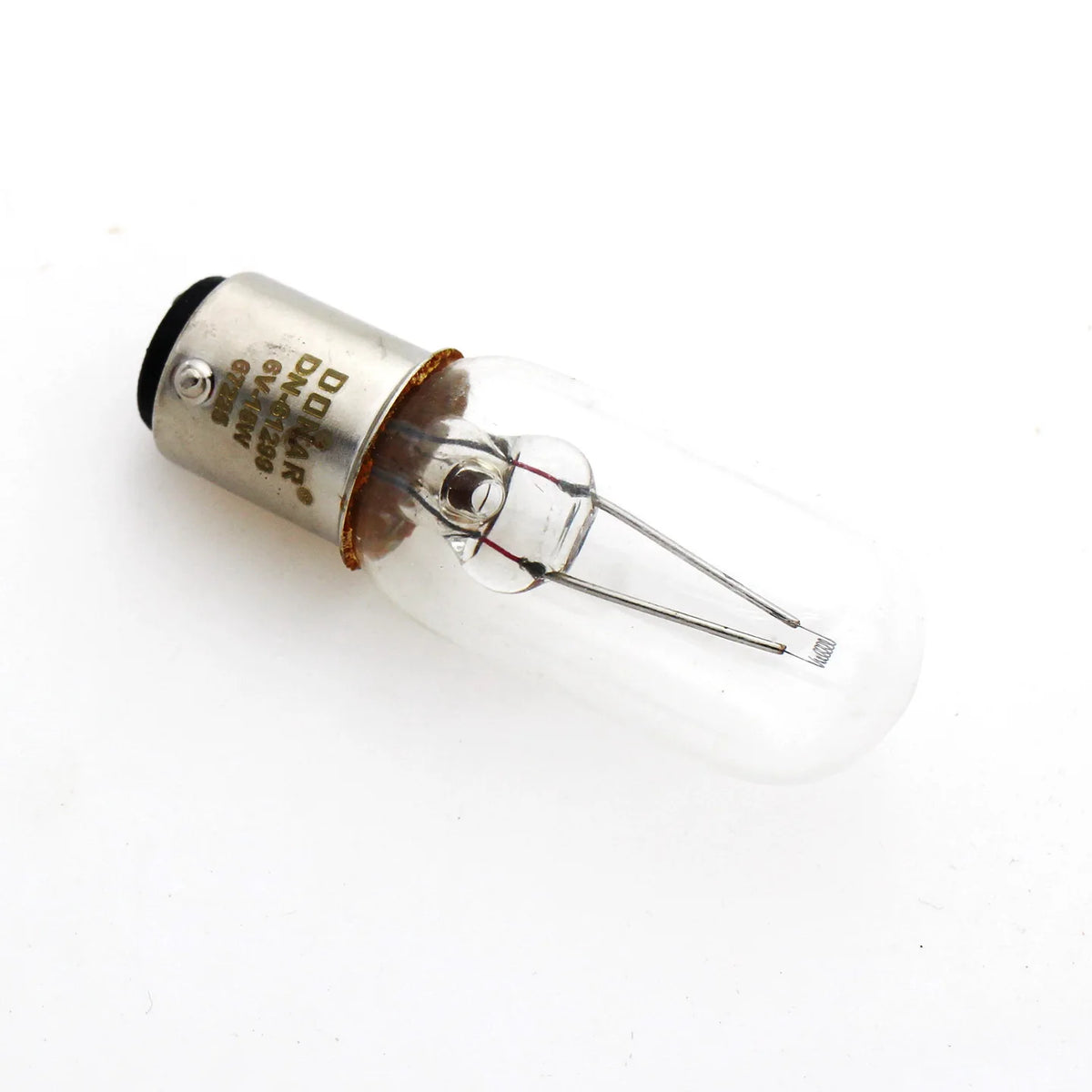 ampoule halogène transparente 6v 15w base ba15d filament classique industrielle