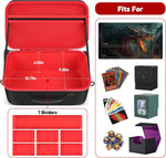 mallette rangement cartes jeu sportive sangles bouclées compartiments internes poche mesh