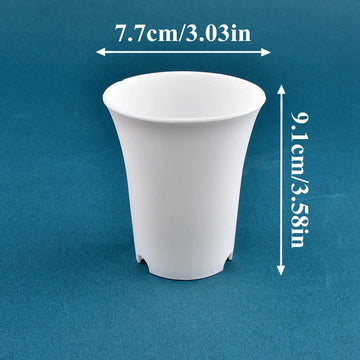 pot fleurs plastique moderne blanc noir plante intérieure décoration jardin