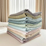 taies d'oreiller eucalyptus lyocell violet clair uni rafraichissante été moderne non toxique 2pcs 48x74cm
