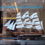 décoration bateau voile bois naturel blanc bleu marine classique cadeau entreprise maison