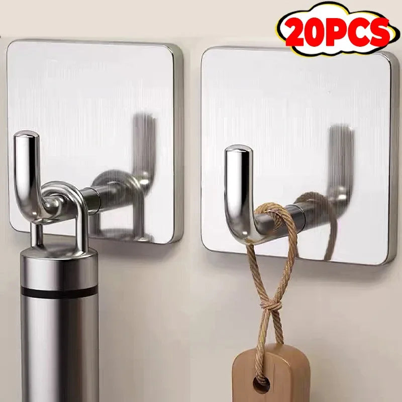 porte serviettes adhésifs salle bain argenté noir moderne minimaliste rangement