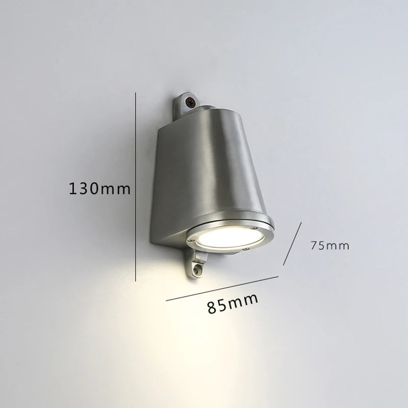Eclairage mural moderne aluminium texturé argenté bronze extérieur 4000K 3000K led fixe