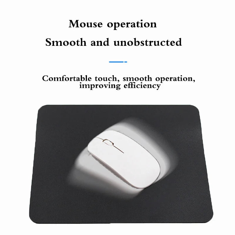 tapis souris cuir texture gris noir moderne antidérapant étanche portable pc