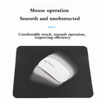 tapis souris cuir texture gris noir moderne antidérapant étanche portable pc