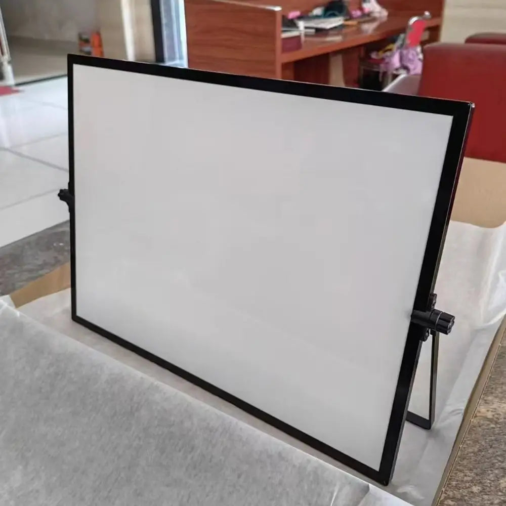 tableau blanc portable pliable moderne pieds effaçable double face opacité matériau aluminium blanc noir