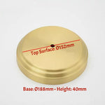 base lampe cuivre doré moderne lisse brillant 100mm 222mm 30mm 40mm