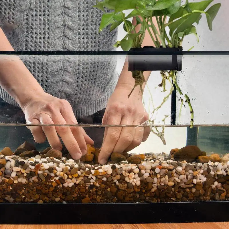 Porte-plante émergée pour fish tank