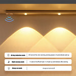 éclairage led sous cuisine veilleuse rechargeable blanc chaud moderne clips câbles mouvement sensoriel 20cm