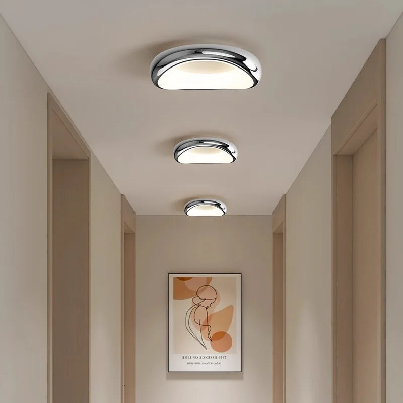 plafonniers led modernes minimaliste couleur crème noir vert chambre enfant éclairage salle étude cuisine