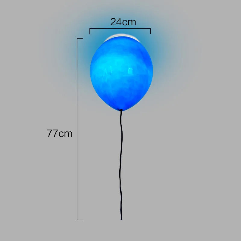 lampe suspension verre blanc jaune vert bleu moderne enfantine brillante nordique chambre enfants