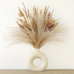 bouquet pampas séchés naturels beige marron blanc décoration boho intérieur événements festifs