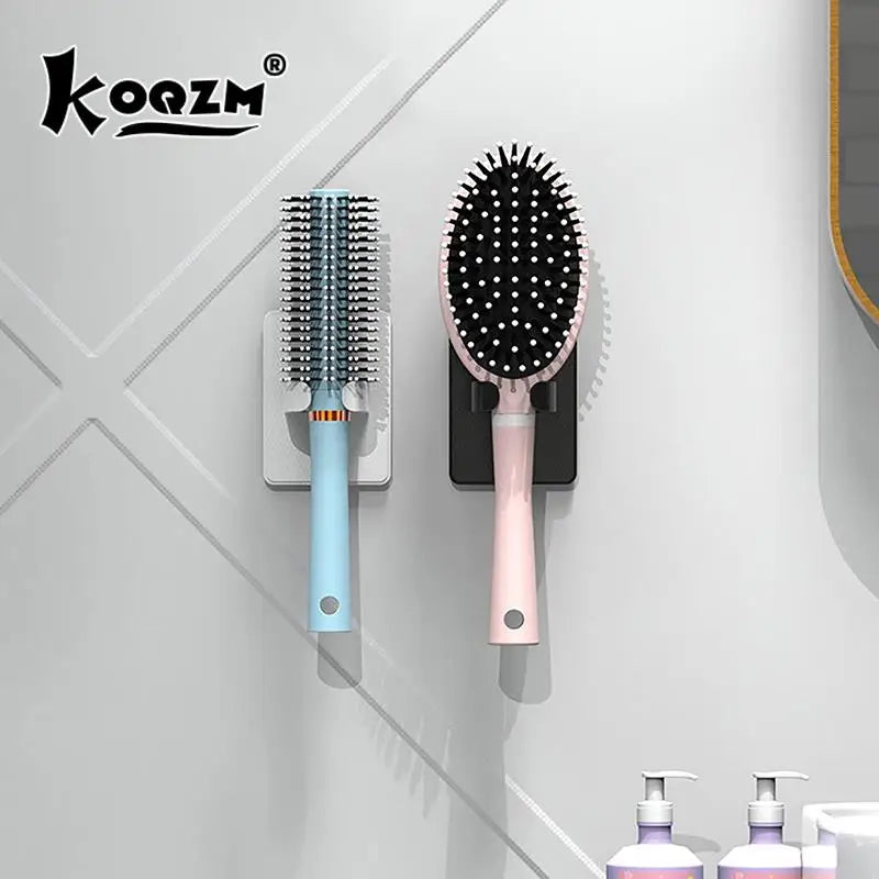 support mural porte brosses adhésif plastique moderne rose beige vert bleu blanc