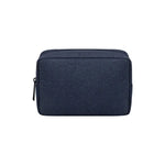 Sac main moderne toile gris clair zip compartiments internes taille 16 23 cm