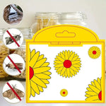 piège papillons pièges mouches autocollants phéromones fleurs papillons graphique Jaune Rouge Blanc
