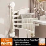 porte serviettes pliable moderne aluminium blanc texture tissée adhésif salle bains brosse dents serviettes